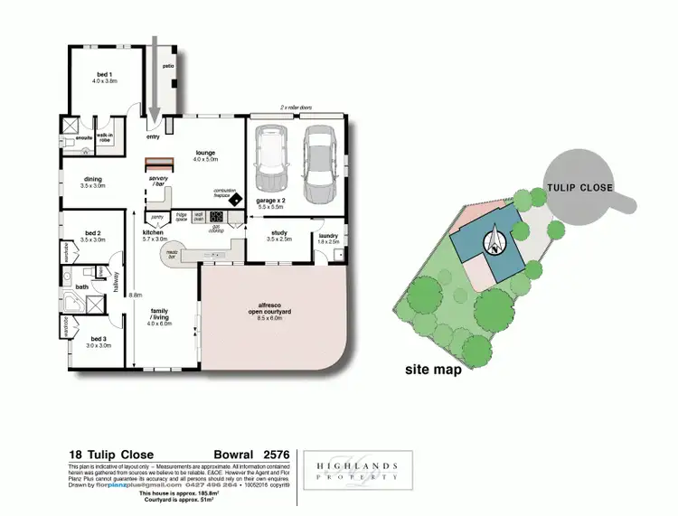 Floorplan of Homely house listing, 18 Tulip Close, Bowral NSW 2576