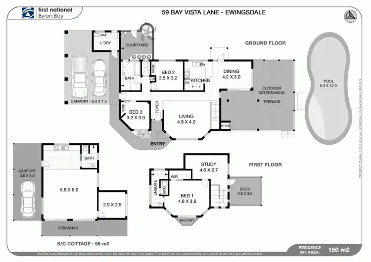 Floorplan of Homely house listing, 59 Bay Vista Lane, Ewingsdale NSW 2481
