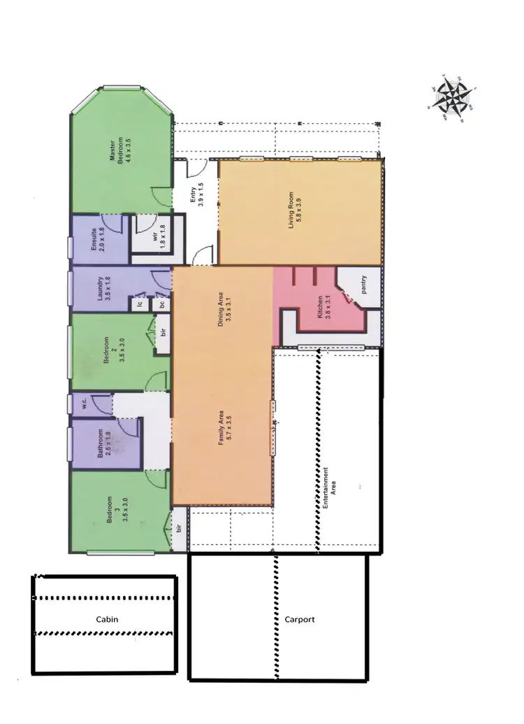 Floorplan of Homely house listing, 31 Raglan street, Miners Rest VIC 3352
