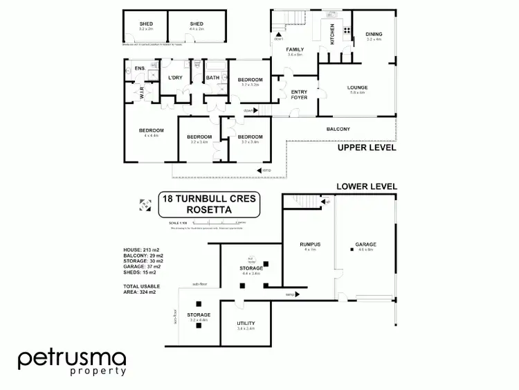 Floorplan of Homely house listing, 18 Turnbull Crescent, Rosetta TAS 7010