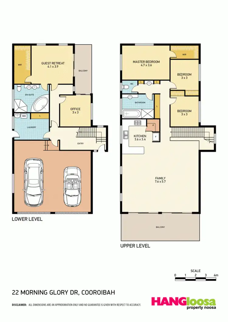 Floorplan of Homely house listing, 22 Morning Glory Drive, Cooroibah QLD 4565