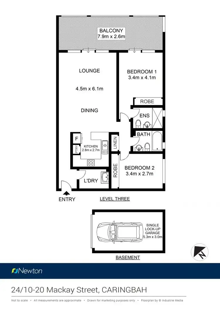 Floorplan of Homely apartment listing, 24/10-20 Mackay Street, Caringbah NSW 2229
