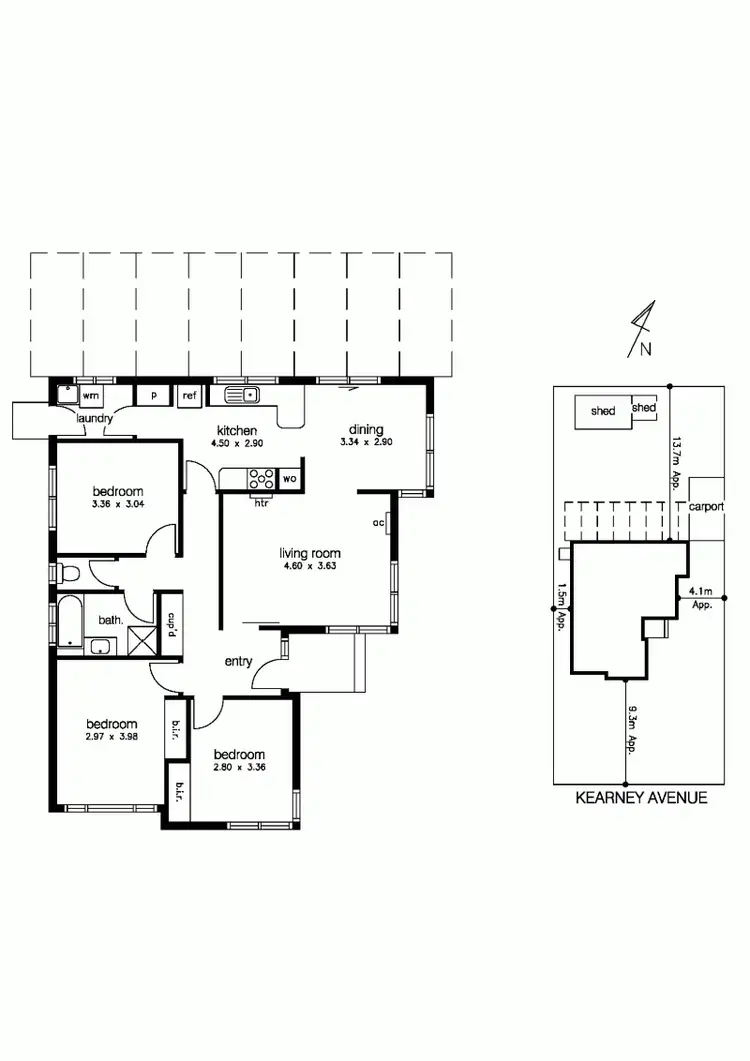 Floorplan of Homely house listing, 8 Kearney Avenue, Altona VIC 3018