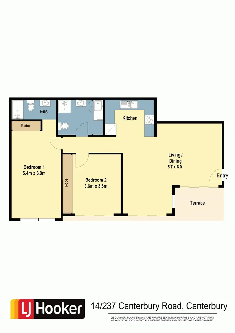 Floorplan of Homely apartment listing, 14/237 Canterbury Road, Canterbury NSW 2193