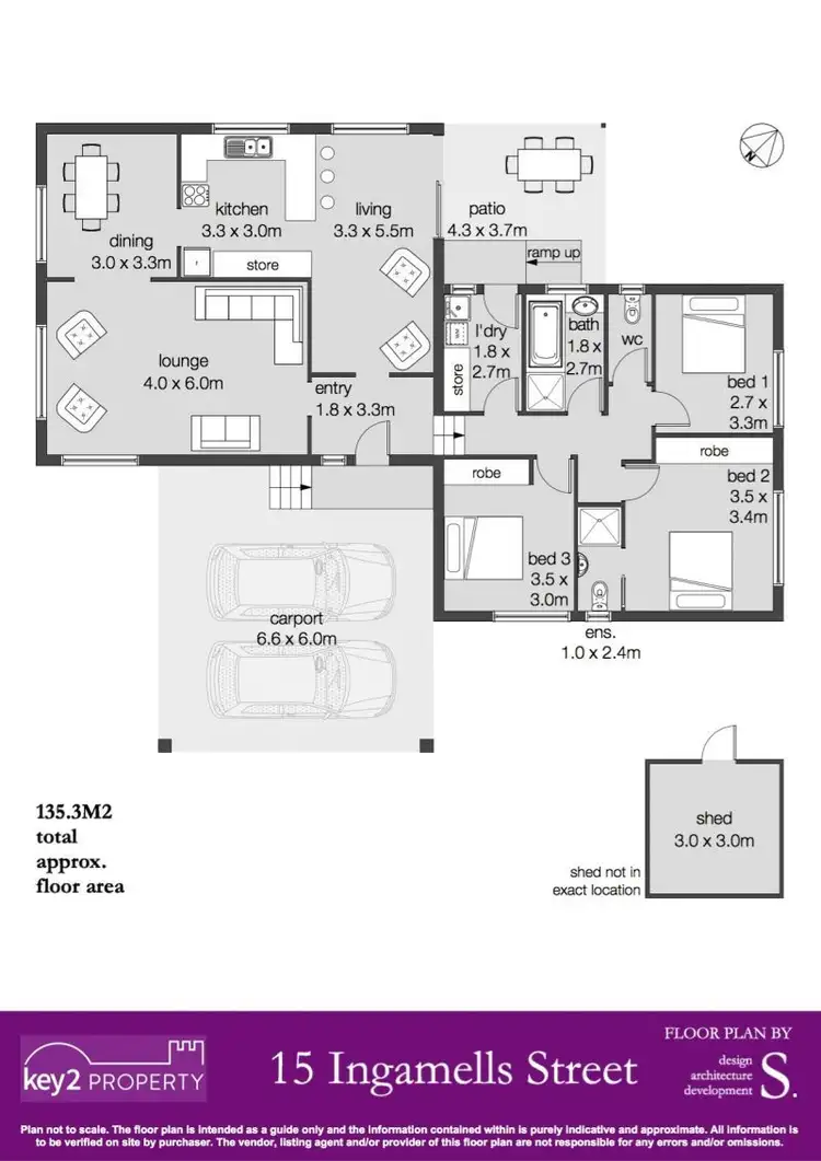 Floorplan of Homely house listing, 15 Ingamells Street, Prospect TAS 7250