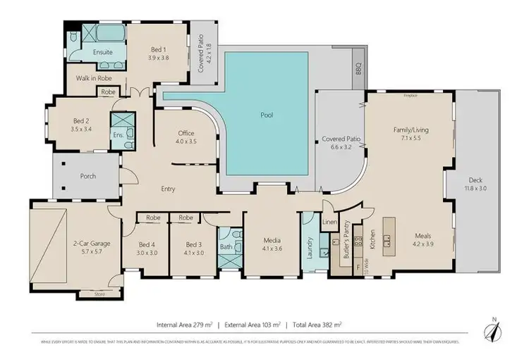 Floorplan of Homely house listing, 151 Marina Boulevard, Banksia Beach QLD 4507
