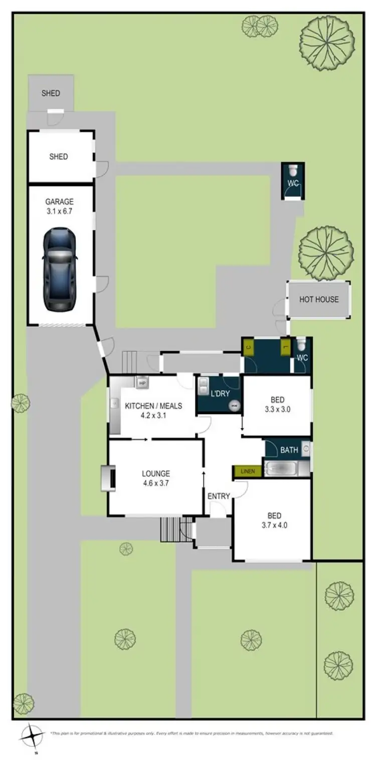 Floorplan of Homely house listing, 5 Chaucer Street, Hamlyn Heights VIC 3215