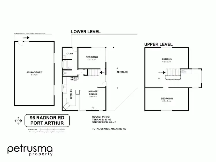 Floorplan of Homely house listing, 96 Radnor Road, Port Arthur TAS 7182
