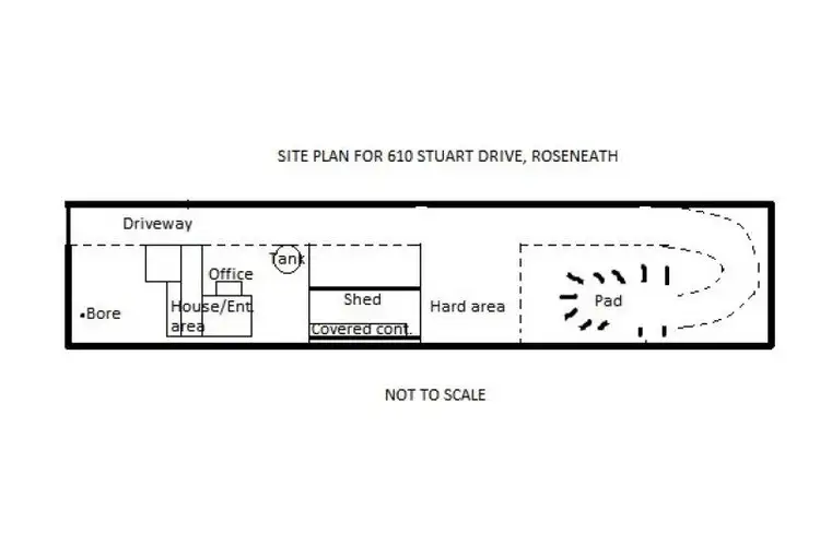 Floorplan of Homely house listing, 610 Stuart Drive, Roseneath QLD 4811