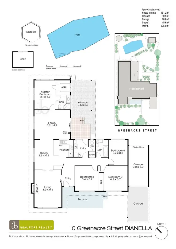 Floorplan of Homely house listing, 10 Greenacre Street, Dianella WA 6059