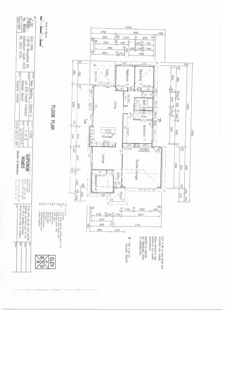 Floorplan of Homely house listing, 11 Foxtail Crescent, Banksia Beach QLD 4507