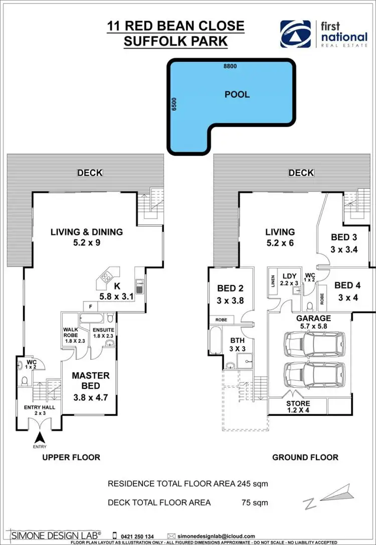 Floorplan of Homely house listing, 11 Red Bean Close, Suffolk Park NSW 2481
