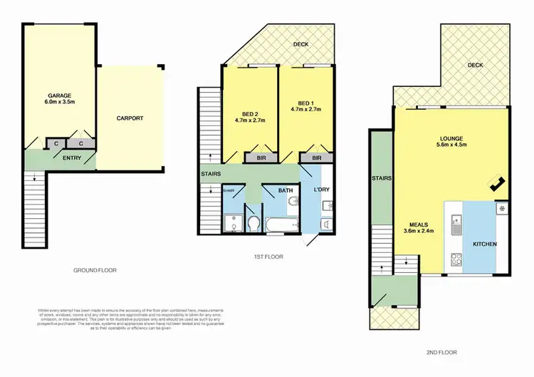 Floorplan of Homely townhouse listing, 4/9 Albert Street, Lorne VIC 3232