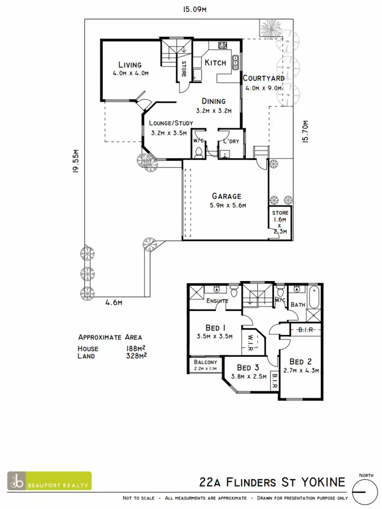 Floorplan of Homely house listing, 22A Flinders Street, Yokine WA 6060