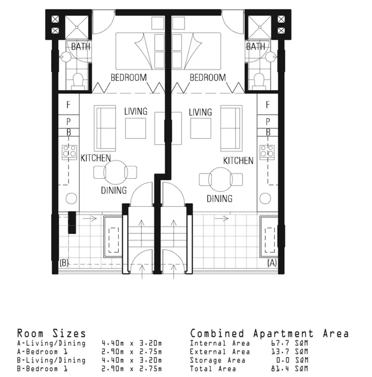 Floorplan of Homely apartment listing, 106/82 Alfred Street, Fortitude Valley QLD 4006