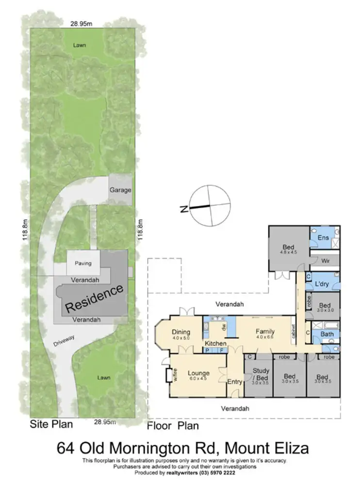 Floorplan of Homely house listing, 64 Old Mornington Road, Mount Eliza VIC 3930