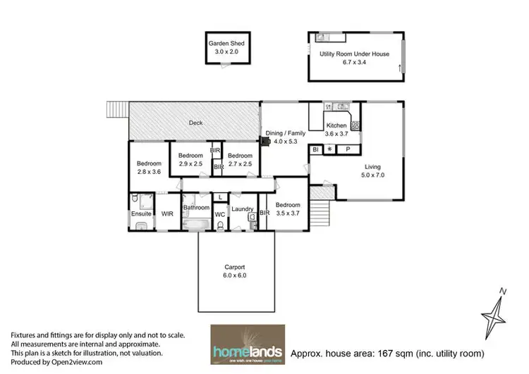 Floorplan of Homely house listing, 6 Kings Hill Road, Cygnet TAS 7112