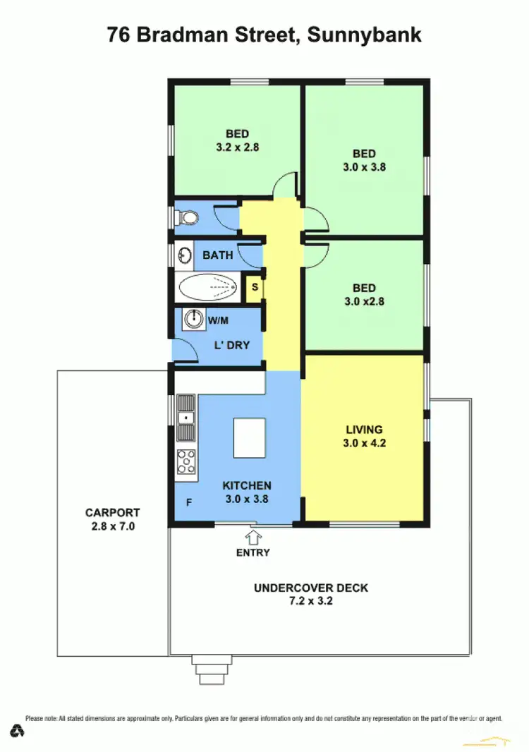 Floorplan of Homely house listing, 76 Bradman Street, Sunnybank Hills QLD 4109