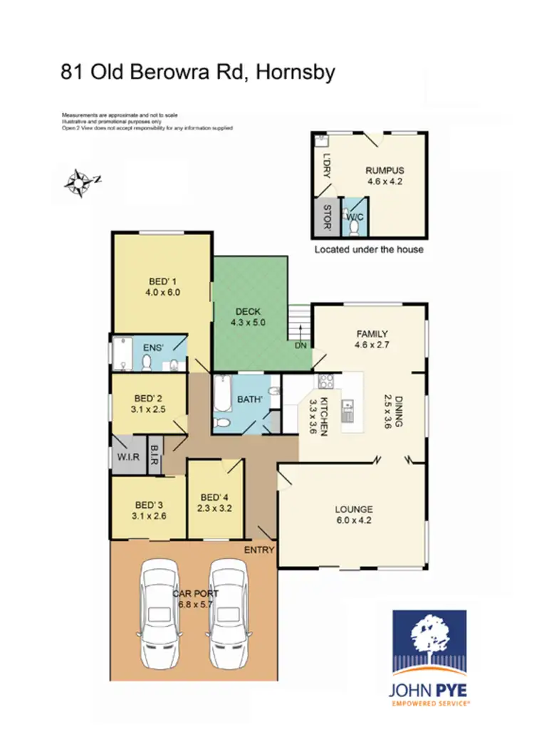 Floorplan of Homely house listing, 81 Old Berowra Road, Hornsby NSW 2077