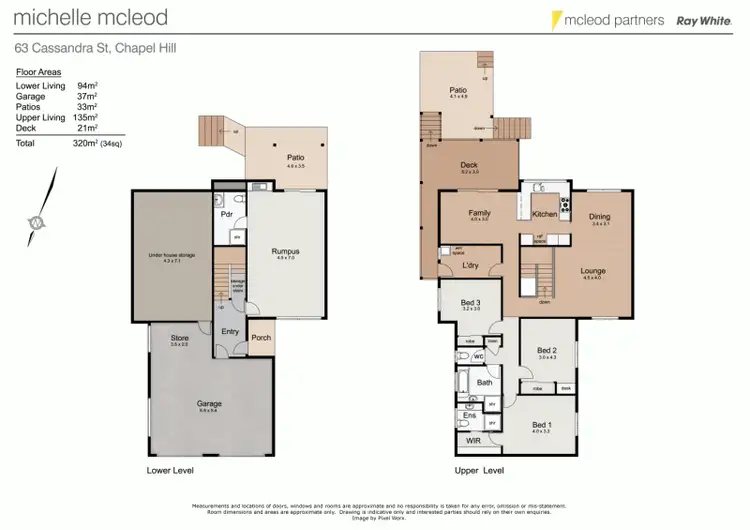 Floorplan of Homely house listing, 63 Cassandra Street, Chapel Hill QLD 4069