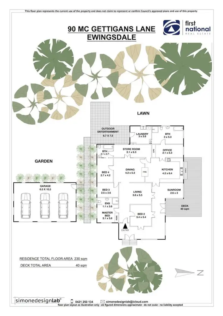 Floorplan of Homely house listing, 90 McGettigans Lane, Ewingsdale NSW 2481