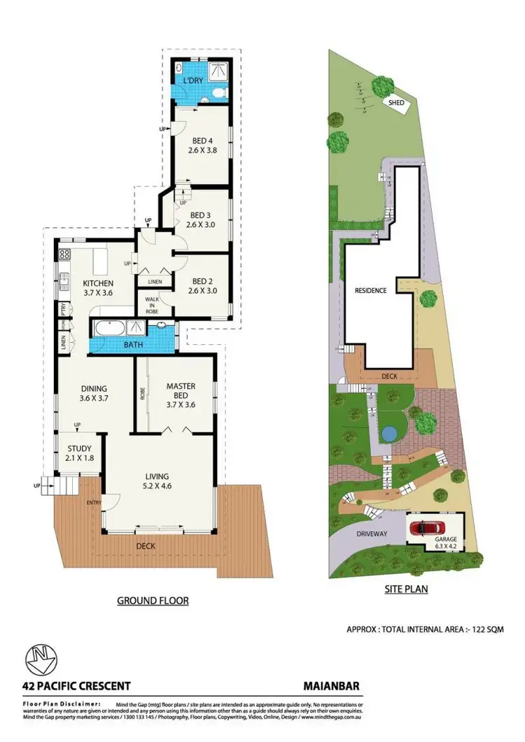 Floorplan of Homely house listing, 42 Pacific Crescent, Maianbar NSW 2230