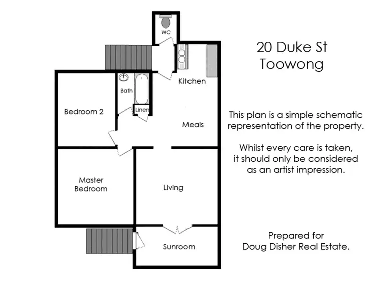 Floorplan of Homely house listing, 22 Duke Street, Toowong QLD 4066