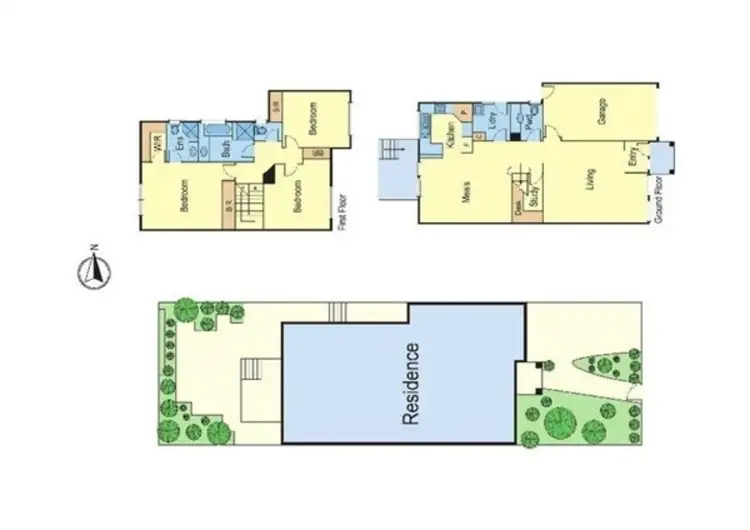 Floorplan of Homely townhouse listing, 9 Ethel Street, Thornbury VIC 3071