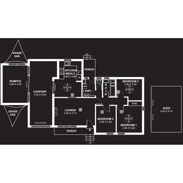 Floorplan of Homely house listing, 52 Nicolle Court, Morphett Vale SA 5162