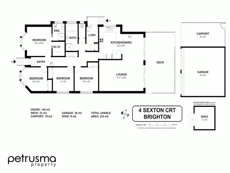 Floorplan of Homely house listing, 4 Sexton Court, Brighton TAS 7030