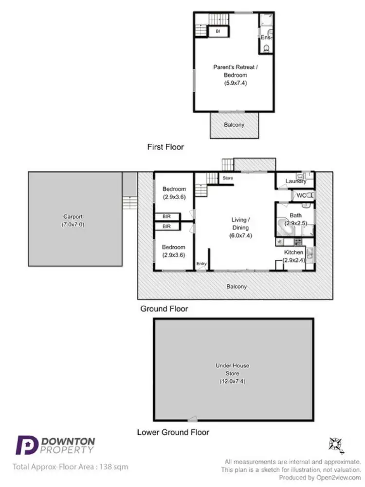 Floorplan of Homely house listing, 8 Wallcrest Road, Berriedale TAS 7011