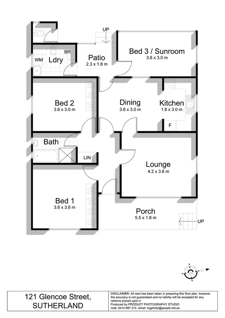 Floorplan of Homely house listing, 121 Glencoe Street, Sutherland NSW 2232