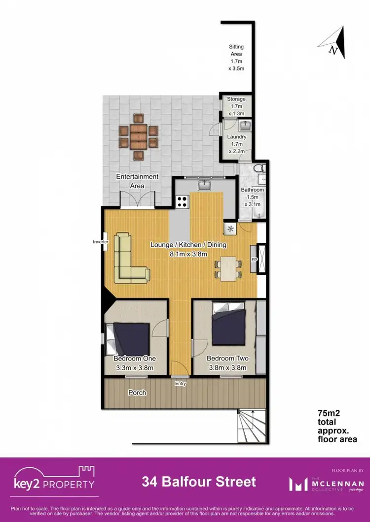 Floorplan of Homely house listing, 34 Balfour Street, Launceston TAS 7250