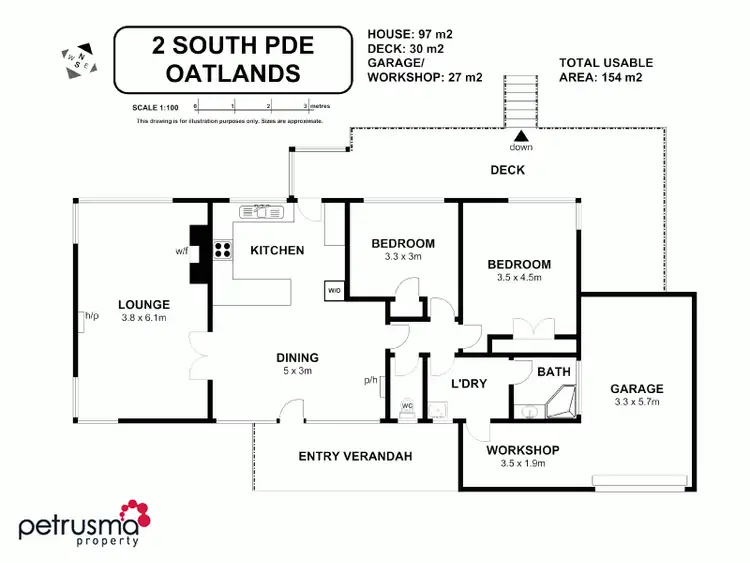Floorplan of Homely house listing, 2 South Parade, Oatlands TAS 7120
