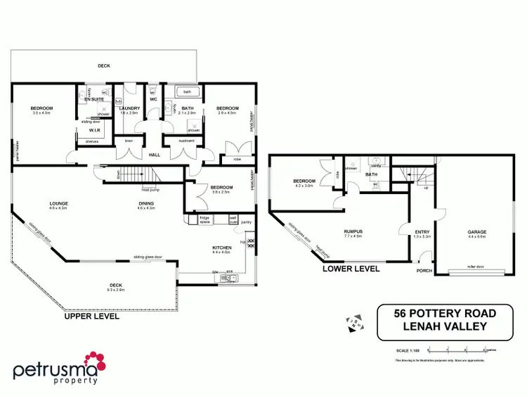 Floorplan of Homely house listing, 56 Pottery Road, Lenah Valley TAS 7008