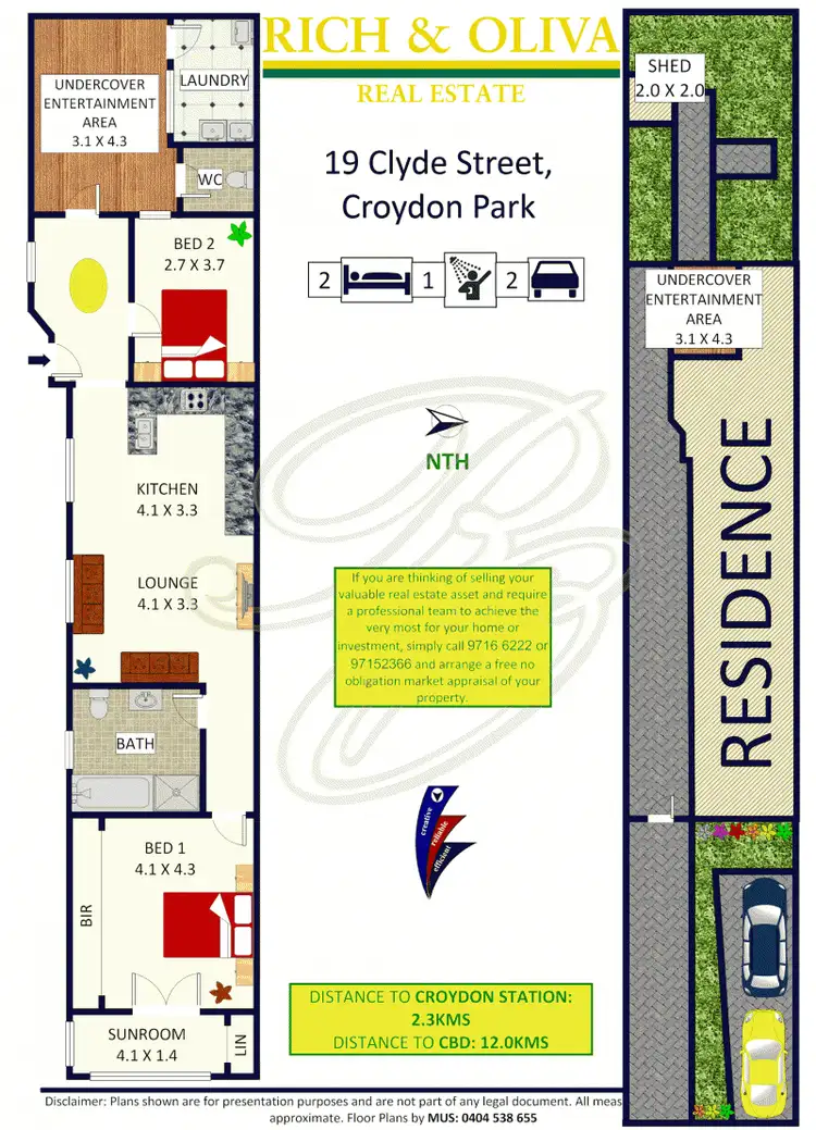 Floorplan of Homely house listing, 19 Clyde Street, Croydon Park NSW 2133