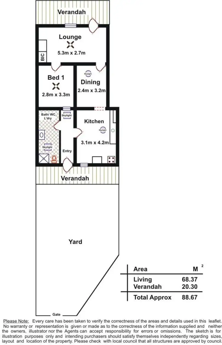 Floorplan of Homely unit listing, Address available on request