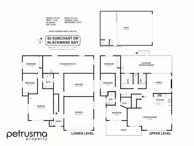 Floorplan of Homely house listing, 82 Suncoast Drive, Blackmans Bay TAS 7052