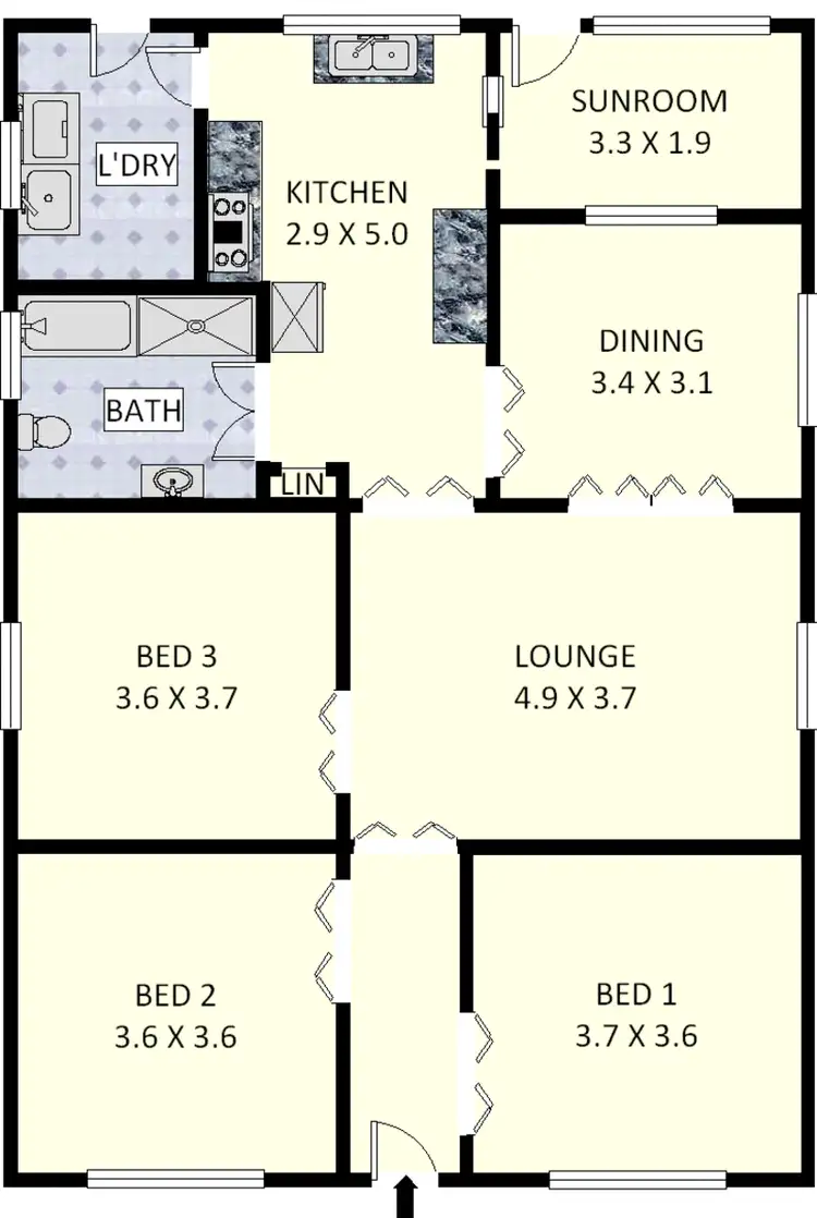 Floorplan of Homely house listing, 4 Ann Street, Enfield NSW 2136