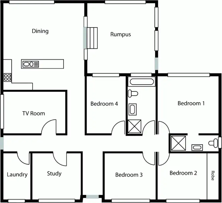 Floorplan of Homely house listing, 28 Percival Street, Holder ACT 2611