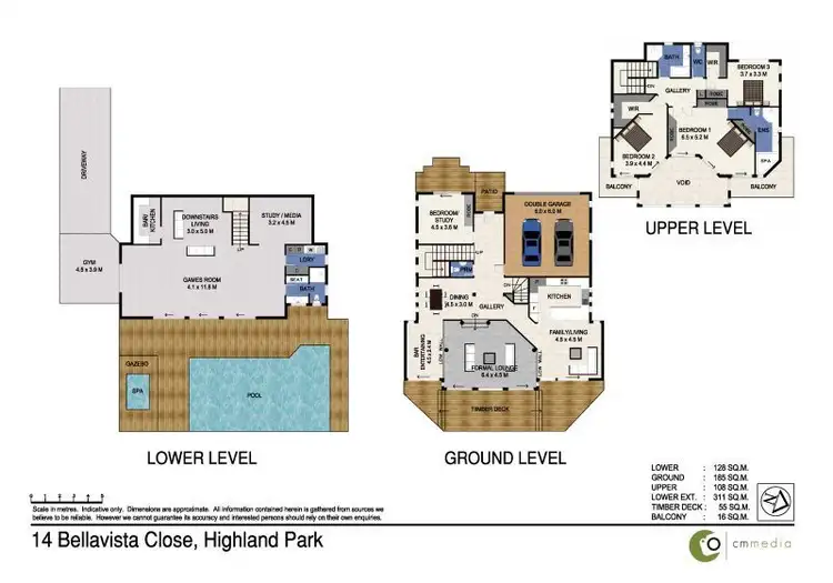 Floorplan of Homely house listing, 14 Bellavista Close, Highland Park QLD 4211