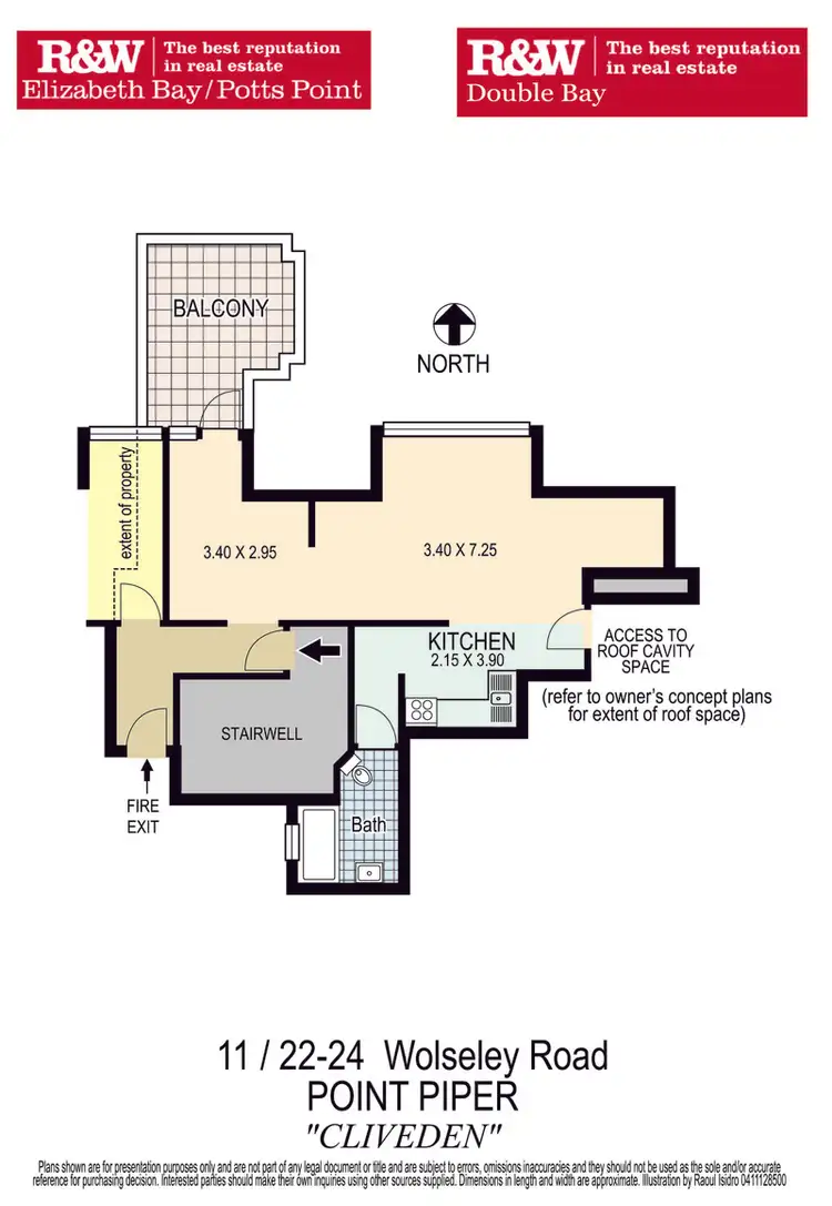 Floorplan of Homely apartment listing, 11/22-24 Wolseley Road, Point Piper NSW 2027