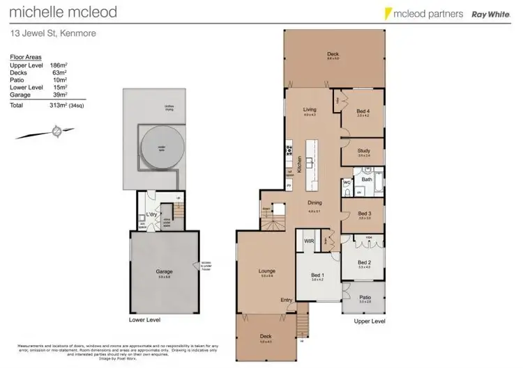 Floorplan of Homely house listing, 13 Jewel Street, Kenmore QLD 4069