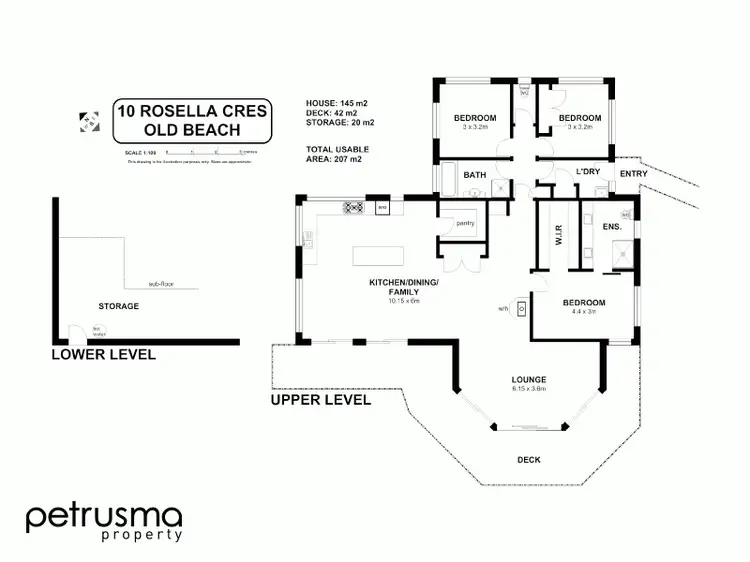 Floorplan of Homely house listing, 10 Rosella Crescent, Old Beach TAS 7017