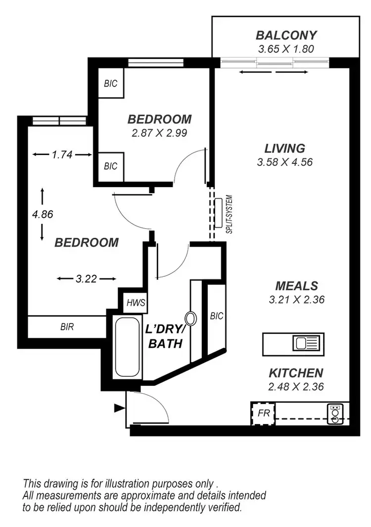 Floorplan of Homely apartment listing, 23/20 Charlick Circuit, Adelaide SA 5000