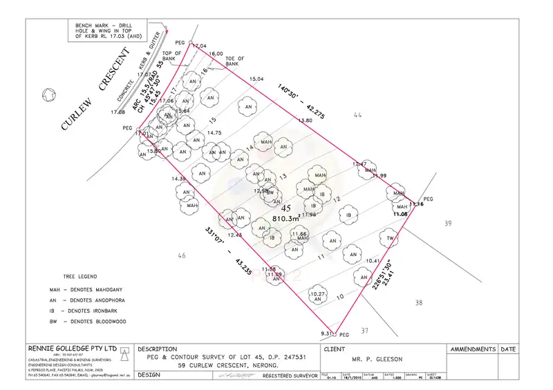Floorplan of Homely land listing, 59 Curlew Cres, Nerong NSW 2423