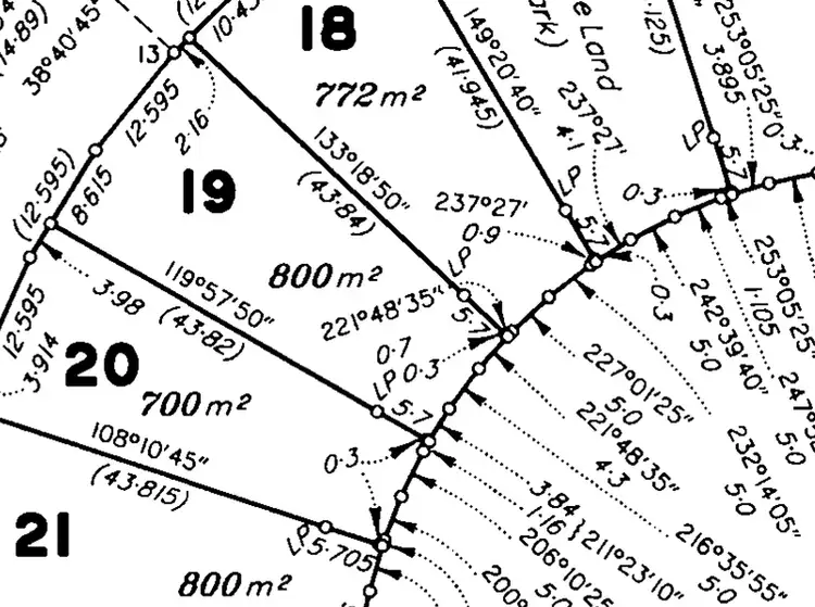 Floorplan of Homely land listing, 35 HARBOUR DRIVE, Trinity Park QLD 4879
