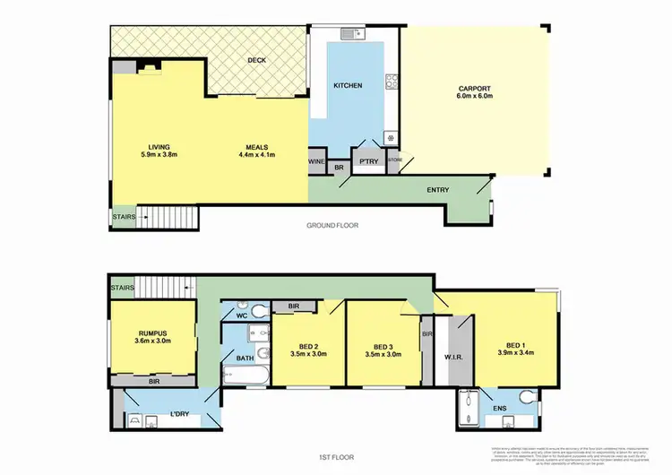 Floorplan of Homely house listing, 9 Narani Way, Fairhaven VIC 3231
