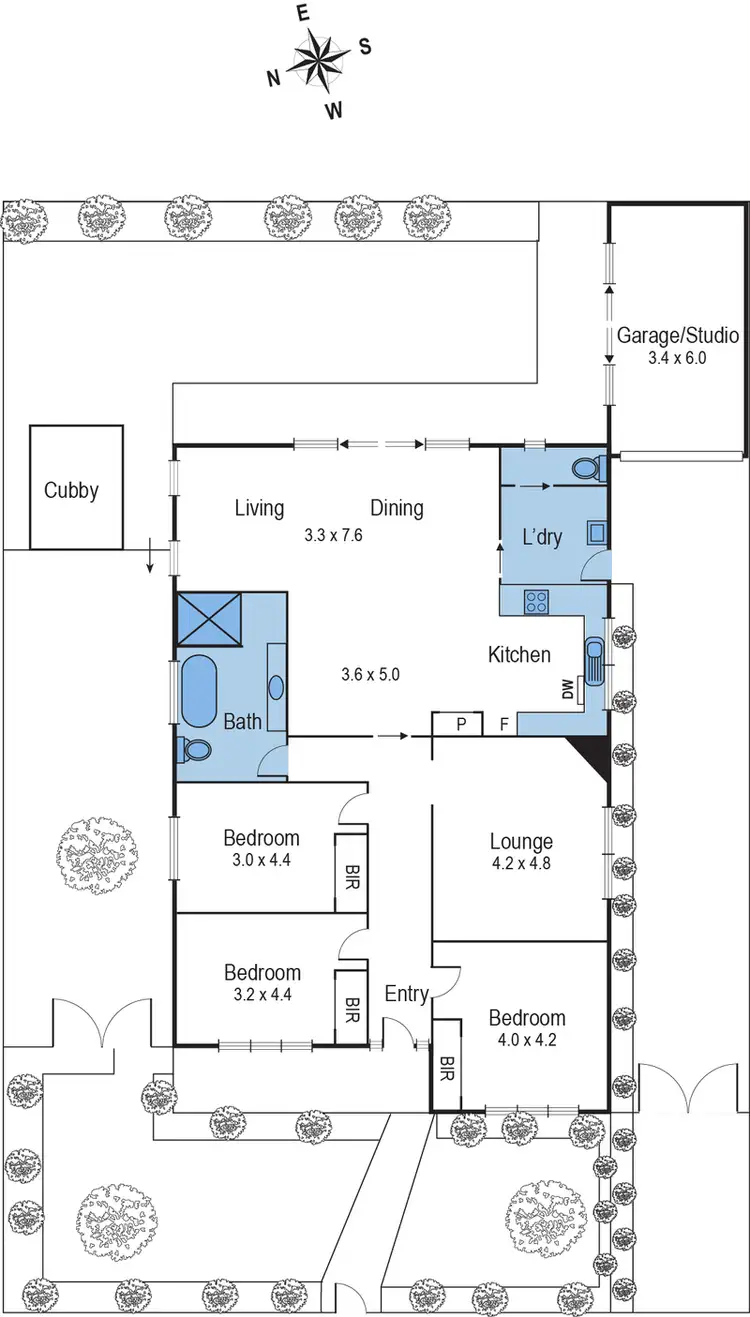 Floorplan of Homely house listing, 6 Stubbs Avenue, North Geelong VIC 3215