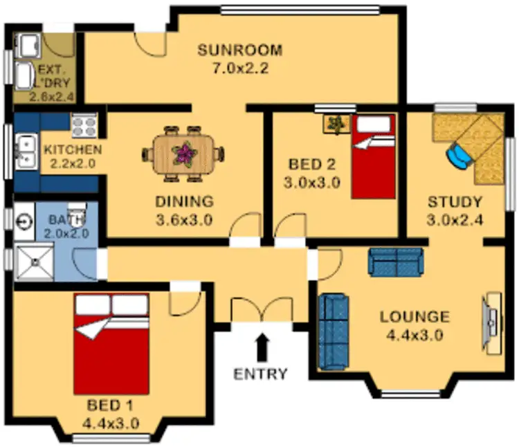Floorplan of Homely house listing, 37 Lily Street, Croydon Park NSW 2133
